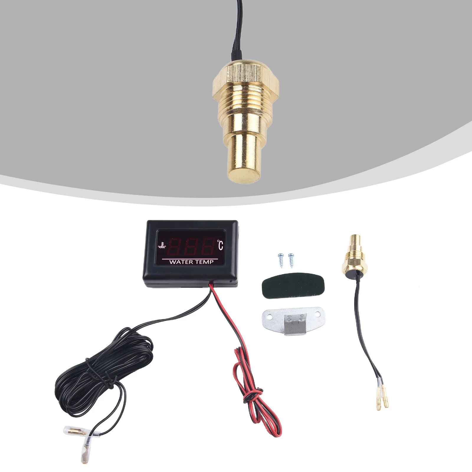 Portable Practical Sale Set 2018 Gauge Temp Temperature 12V~24V Accessories Vehicle Bracket Car Working Digital