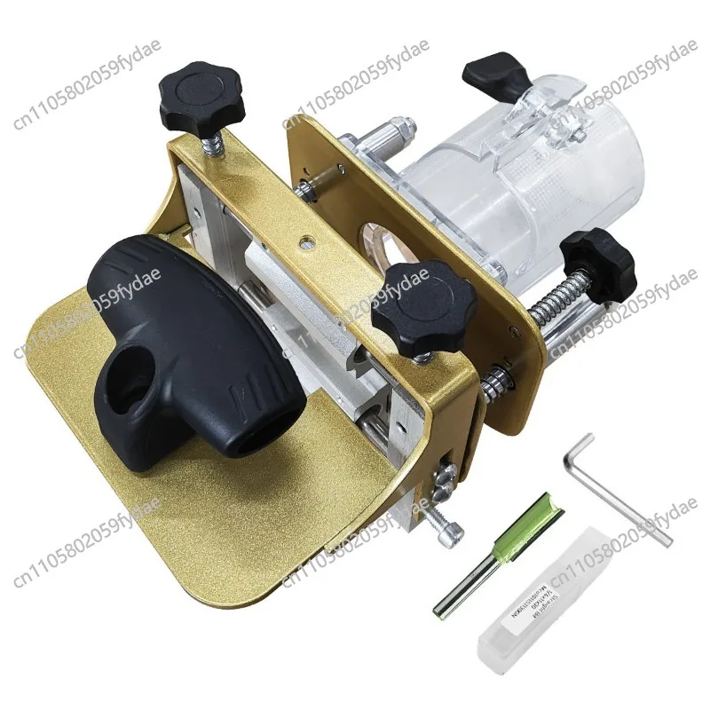 2 In 1 Connector Slotted Bracket Invisible Fastener Punch Positioner Linear Rail Woodworking Tool