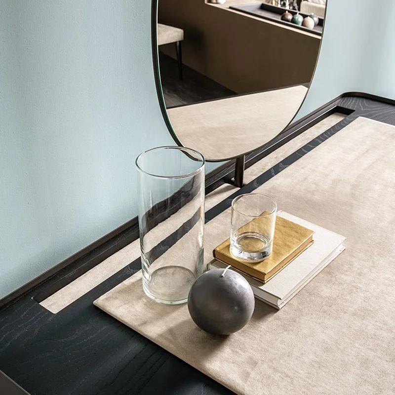 Commode italienne table de maquillage italienne en bois massif moderne et simple