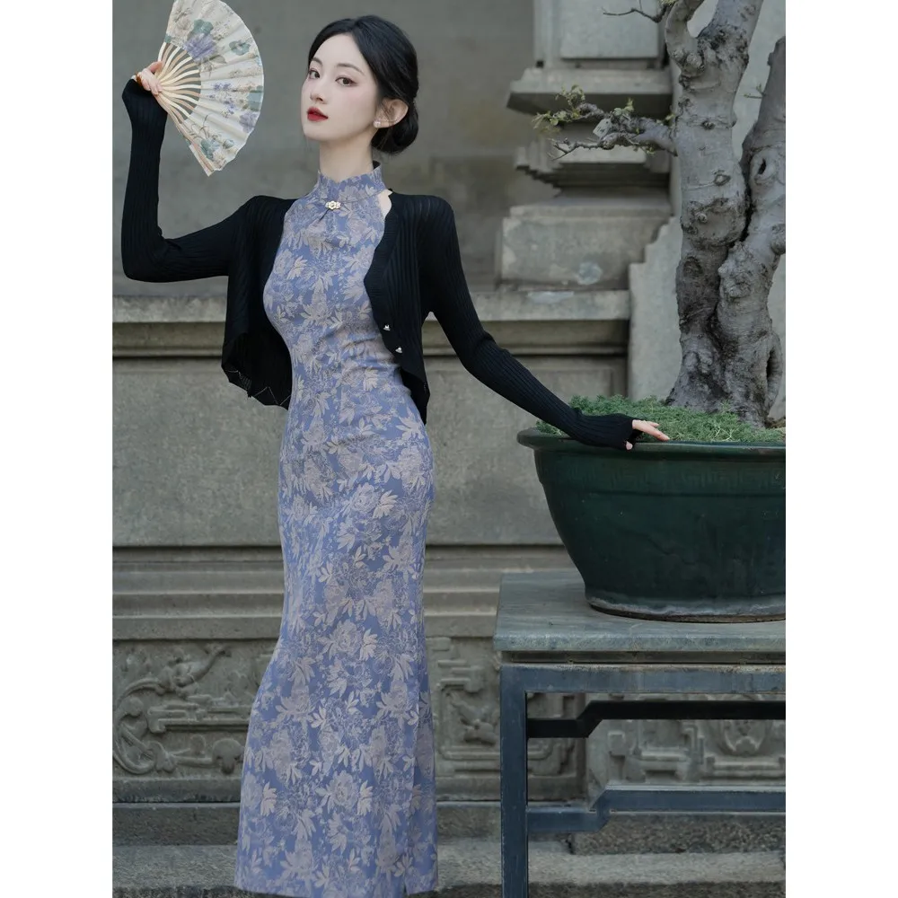 Nuovo cinese Sle Retro National Faion Svel Ne Appeso Semplice Ele Versione migliorata Dr Giovane ragazza S...