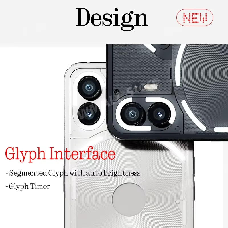 NOTHING Phone (2) LTPO OLED flexible de 6,7 pulgadas Snapdragon 8+ Gen 1 Nothing OS 2.0 Cámara trasera dual de 50 MP Cámara frontal de 32 MP 7