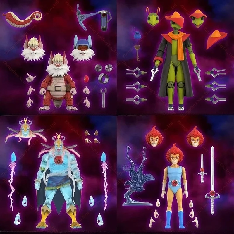 

100%Original SUPER 7 ThunderCats ULTIMATES! Wave 10 Quick-Pick Young Lion-O Snarfer Mumm-Ra(Dream Master) Figure Model Toys Gift