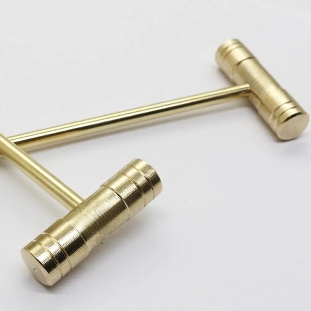 Solid Brass Small Brass Hammer Watch Repair Tool Hand Tools Mini Craft Hammer Accessories Gold Repairing Hammer Clock