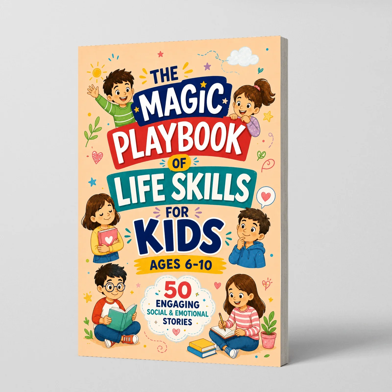 The Magic Playbook of Life Skills for Kids Ages 6-10, 50 SEL Stories for Confidence, Empathy and Independence