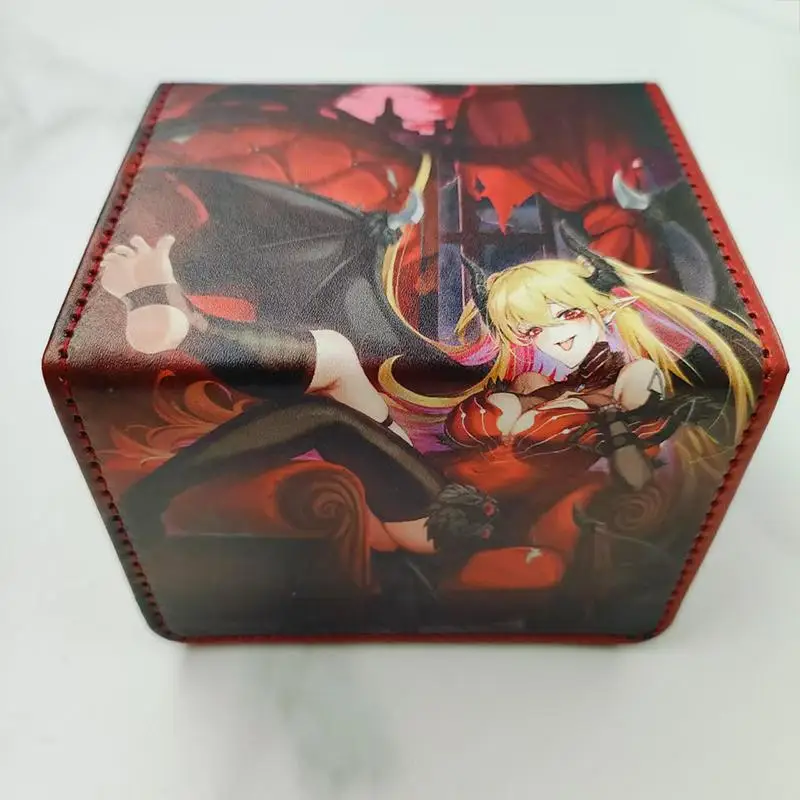 Yu-Gi-Oh! Boîte de rangement portable pour cartes Lacrima, The Crimson Tears, Anime, Collection de jeux périphériques, Cadeau de bricolage