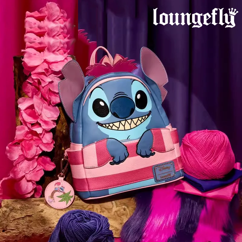 

Новый костюм Loungefly Disney Stitch в Чеширском коте, эксклюзивный мини-рюкзак для косплея