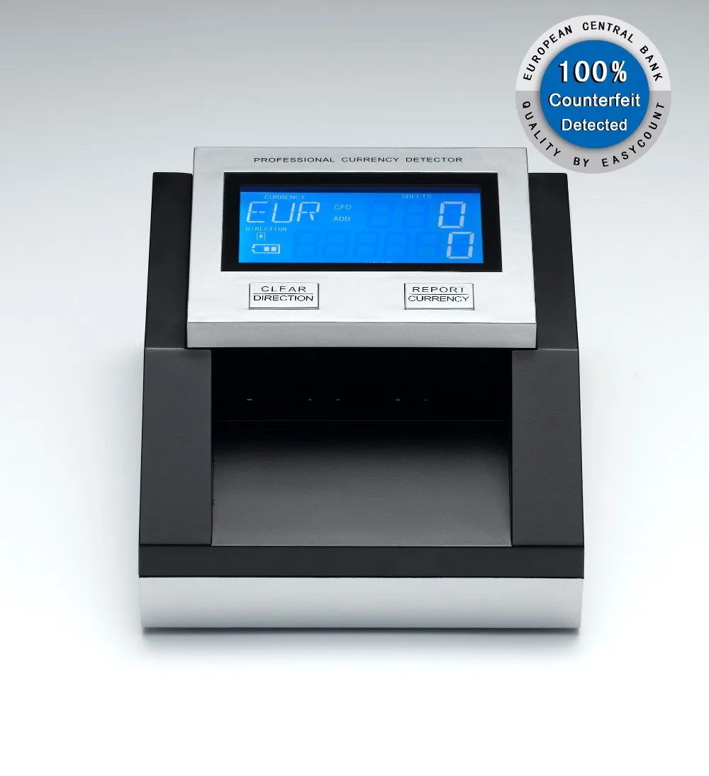 Professional Portable Lightweight Intelligent Money Detector LCD Display High Quality Detects Peso Kuwait Currencies 1200