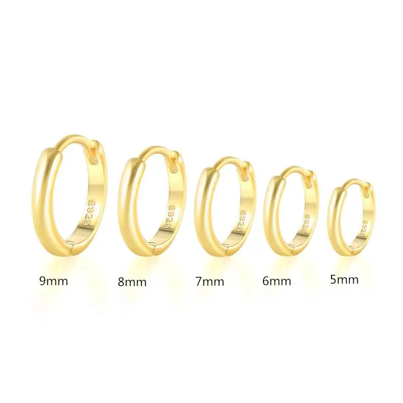 

Carline Wholesale High Quality 18K Gold Plated 925 Sterling Silver Minimalist Jewelry earrings 18K Gold Plated for women