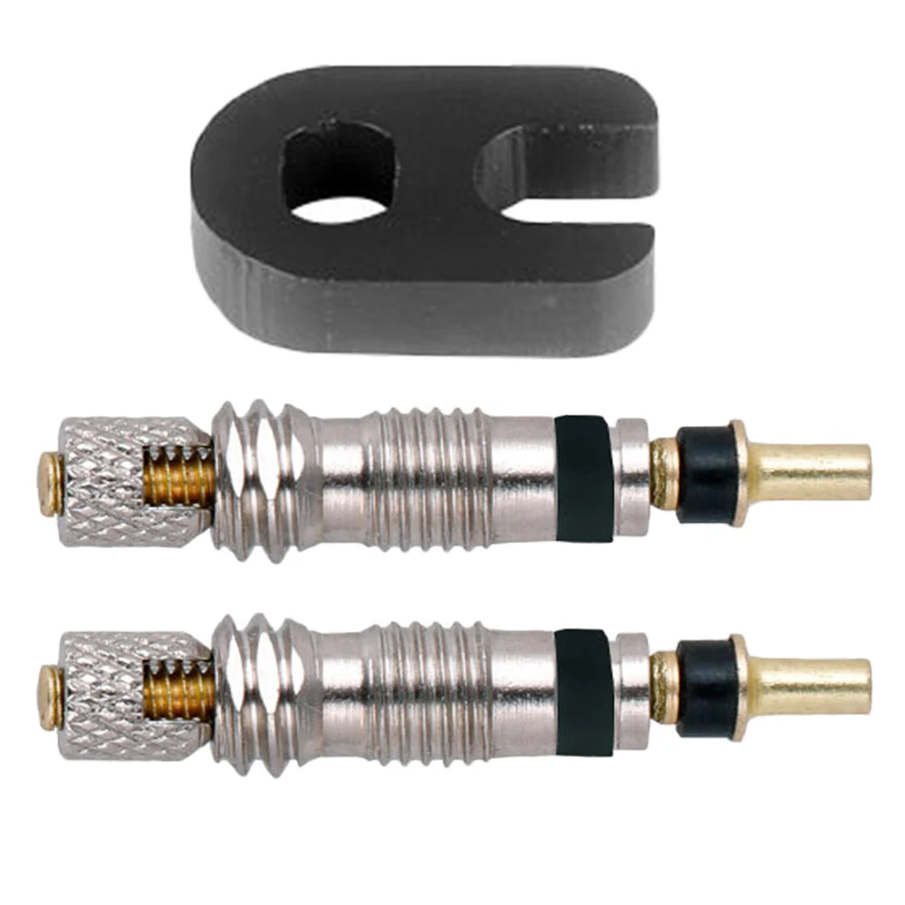 

2pcs Tool Tubeless Alloy Adapter French Presta Valves Cores Tire Valve Valve Stem Remover