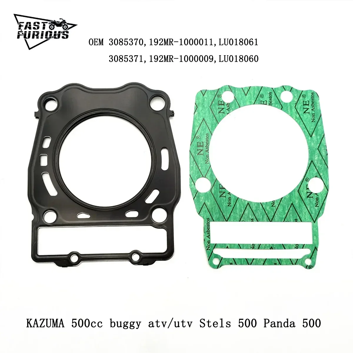 

KAZUMA ATVs Parts kzm 500cc cylinder block gasket cylinder block gasket 192MR-1000011 LU018061 buggy atv/utv parts & accessories