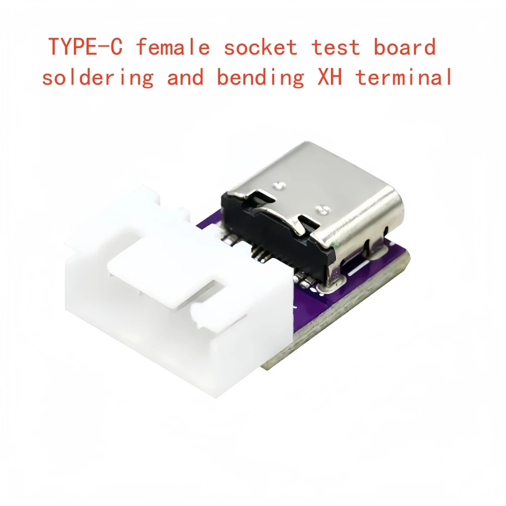TYPE-C-Buchsen-Testplatine, beidseitig einsetzbare USB3.1 16P auf 2.54 Hochstrom-Stromadapterplatine – Detail 6
