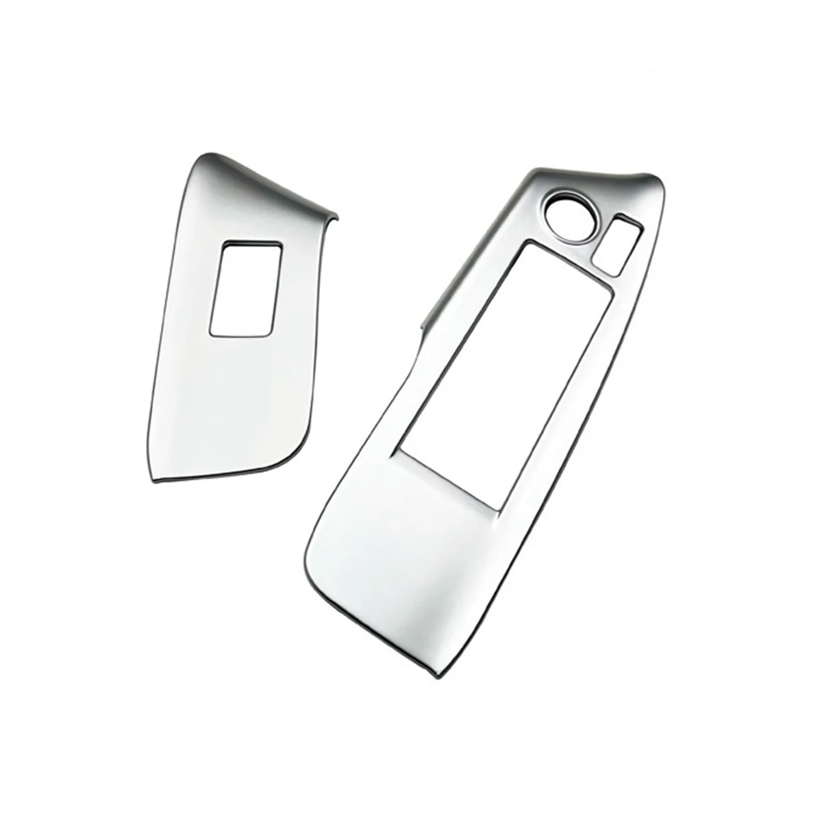 Car Silver Window Glass Lift Button Trim Switch Cover Door Armrest Panel Sticker for Sienta 2023+