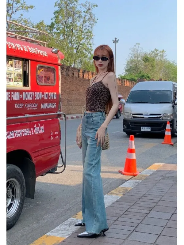 

Мешковатые джинсы для женщин с высокой талией, потертые, рваные, с потертым подолом, женские джинсовые брюки, модные альтернативные в стиле гранж