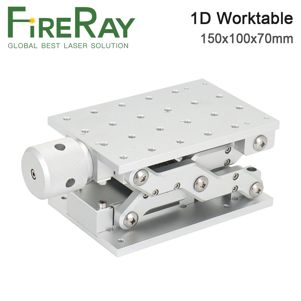 Imagem -05 - Fireray 1d Movendo Worktable Gabinete Portátil Faça Você Mesmo Parte para Máquina de Marcação a Laser 150x100x75 mm Tabela