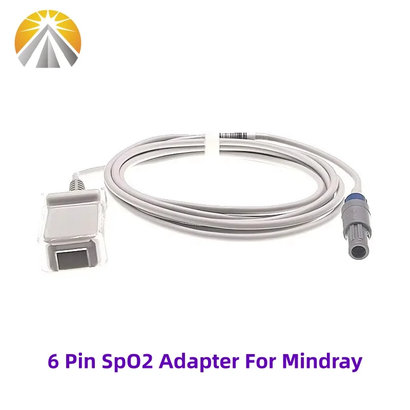 

0010-20-42594 Многоразовый удлинительный кабель SpO2, 6-контактный адаптер на гнездо DB9 для мониторов Mindray PM7000 PM8000 PM9000 MEC1000 VS800