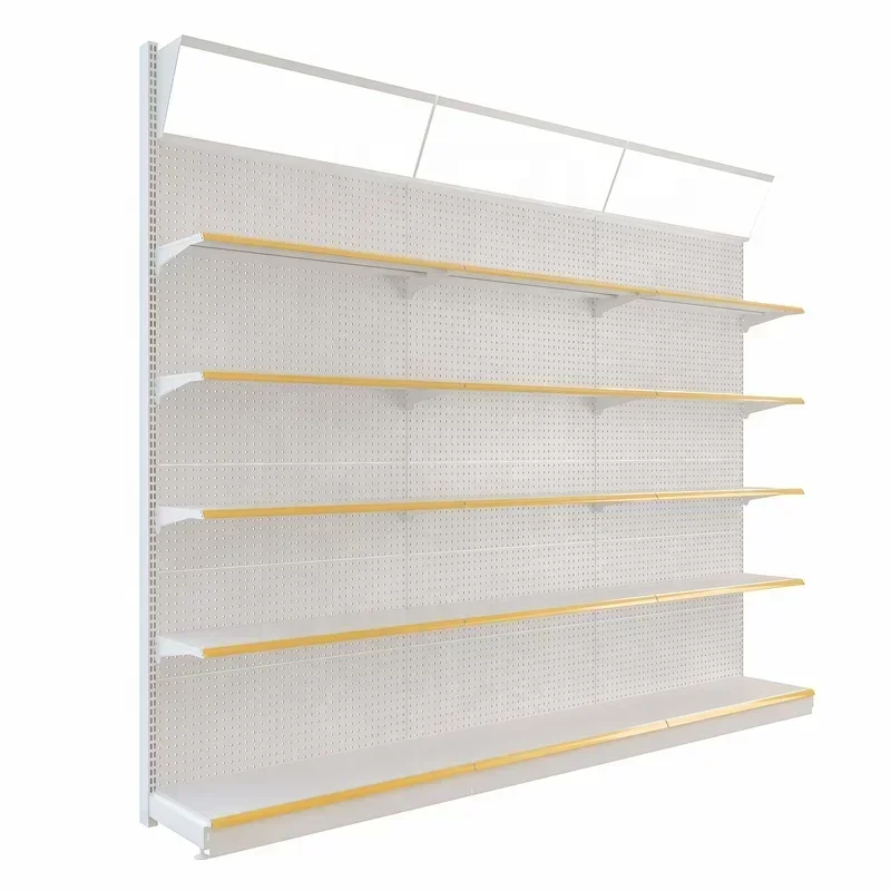

Gondola Shelving Supermarket Shelves Metal Equipment For Grocery Store With Price Tag Label Holder Display Racksrack