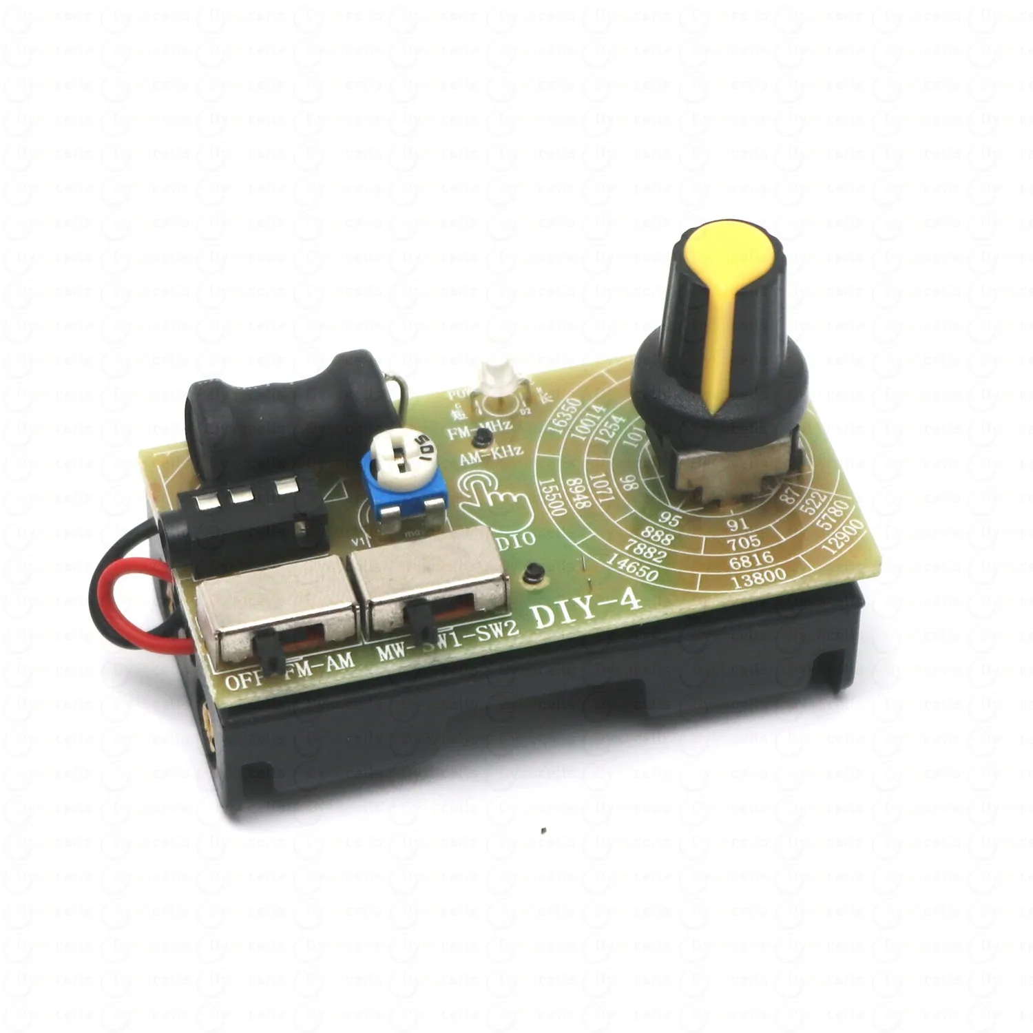 AM/FM Medium Wave Shortwave Radio 4-Band FM MW SW Receiver Headphone Radio Module Volume Adjustable