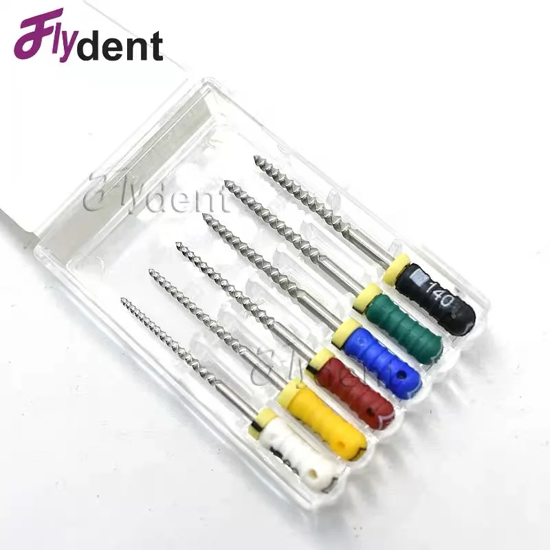 Dental Stainless Steel Hand Use K Files 6 Pcs/box Endodontic  File Big Sizes 25MM 90-140 Dentistry Instrumen  Accessory