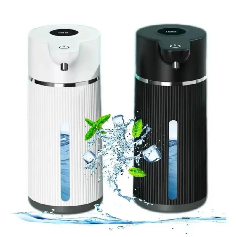Automatic Liquid Soap Dispenser,Countertop Soap Dispensers with 420ML Large Capacity 0-60MM Sensing Distance 4 Speed Modes