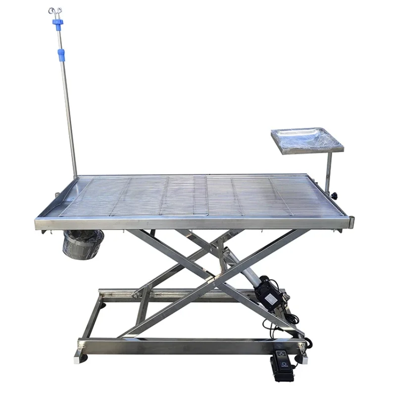 Operating table Electric constant temperature lifting Animal operating table Disposal dissection table Cat and dog cage