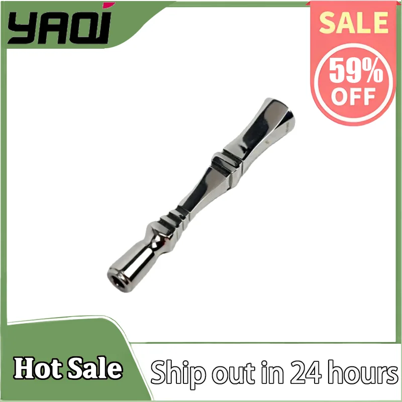 

YAQI Chippendale Polished Stainless Steel Men Safety Razor Handle for Men's Safety Shavers | 43g Lightweight & Universal Fit