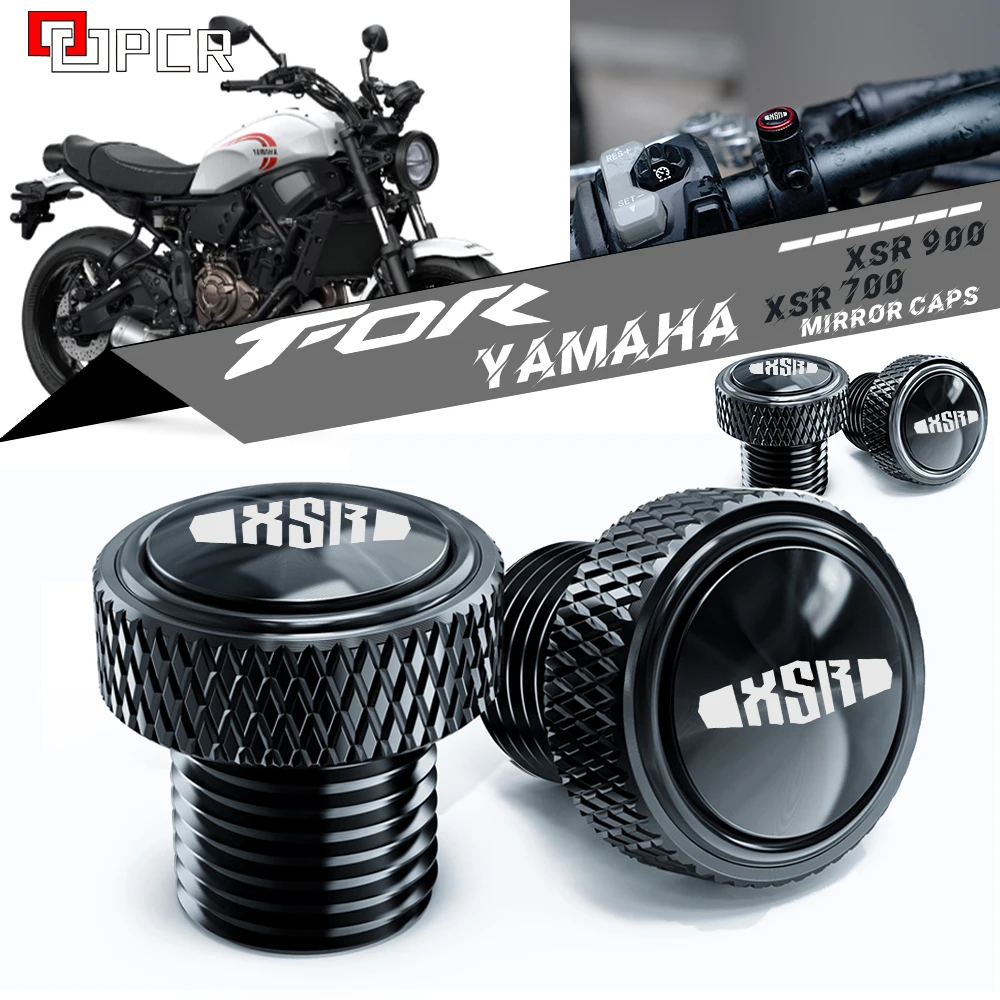 

Для Yamaha XSR700 XSR900 700 XSR 900 2015-2021 2016 аксессуары для мотоциклов, заглушки для отверстий в зеркале заднего вида, болты, винтовая крышка