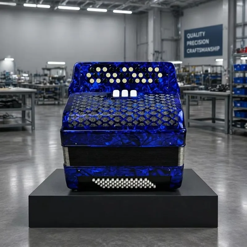 Professional 60 Bass Bayan Accordion 34 Keys Wooden Piano Accordion Featuring B/C System Button Diatonic Chromatic System