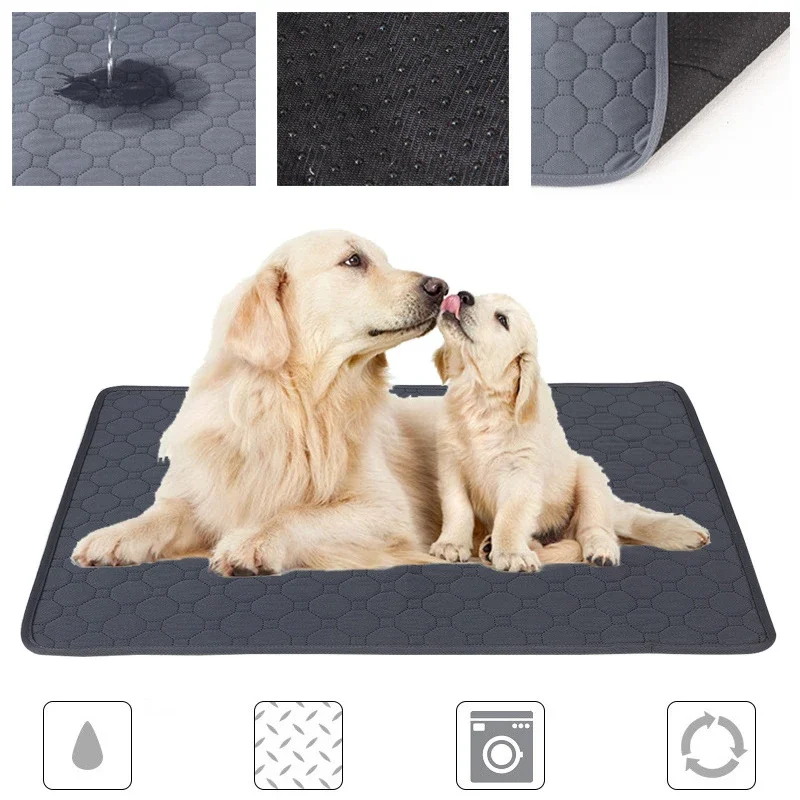 

Pet Pee Pad Washable Reusable Four-Layer Waterproof Dog Training Pad Pets Bed Urine Mat for Pet Car Seat Cover Pets Accessory