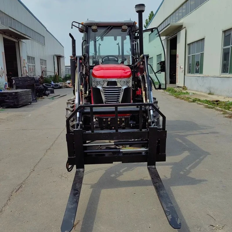 Cina nuovissimo design macchine agricole 4WD XT604 60hp mini ruota trattore agricolo trattore agricolo buon prezzo in vendita