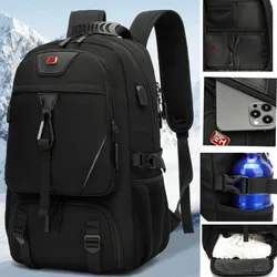 50/60/80L Unisex Men Outdoor Backpack USB Large Capacity Travel Pack Sports Trekking Rucksack Hiking Camping Backpack for Male