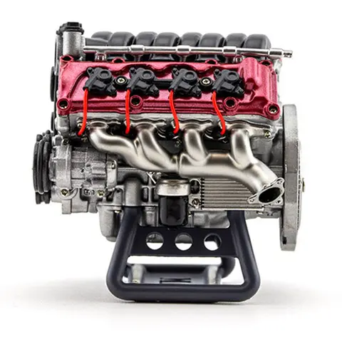 RC Simulation Dynamic V8 Engine Internal Combustion Plastics Assembly for AX90104 SCX10Ⅱ Capra VS4-10 Diy kit