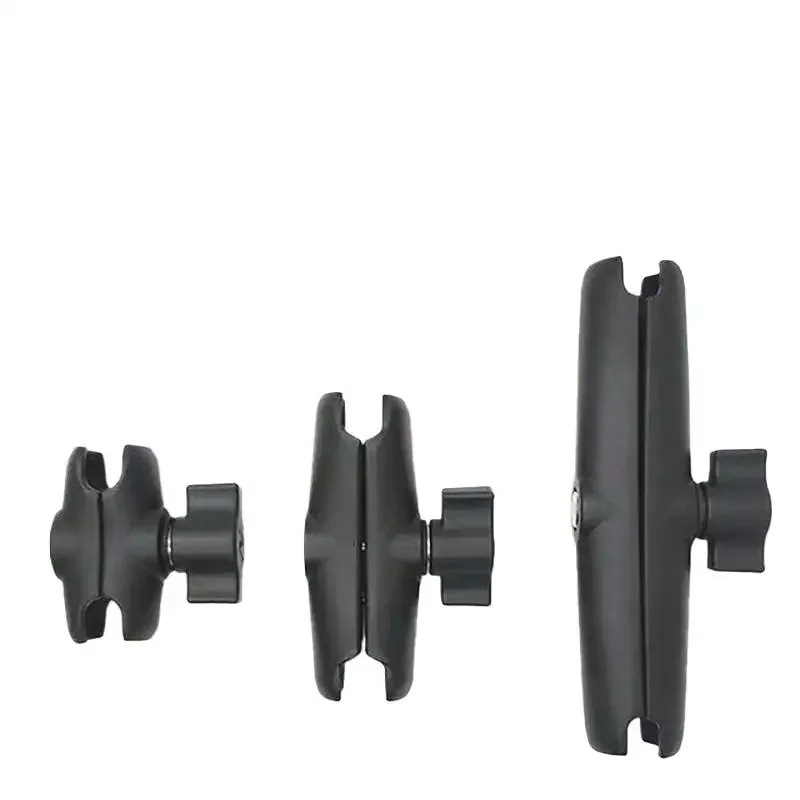 1 Piece 1" Ball Head Mount Adapter Pole Double Socket Arm Aluminum Alloy For RAM Mounts 6/9/15cm Lights Camera Extension Holder