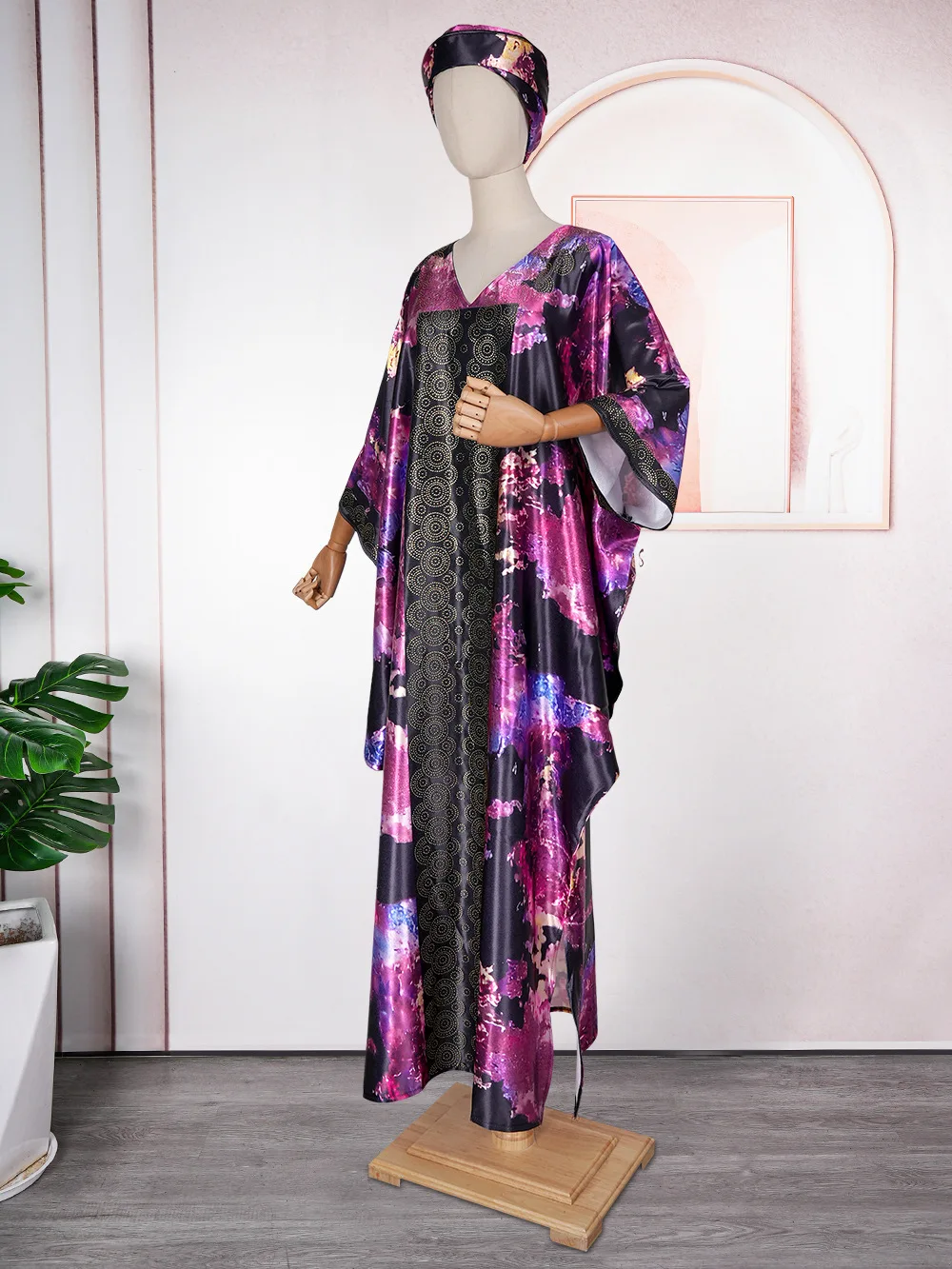 Abayas-Robe de Soirée en Satin pour Femme Musulmane, Caftan Marocain, Boubou, Djellaba, Dubaï, Afrique