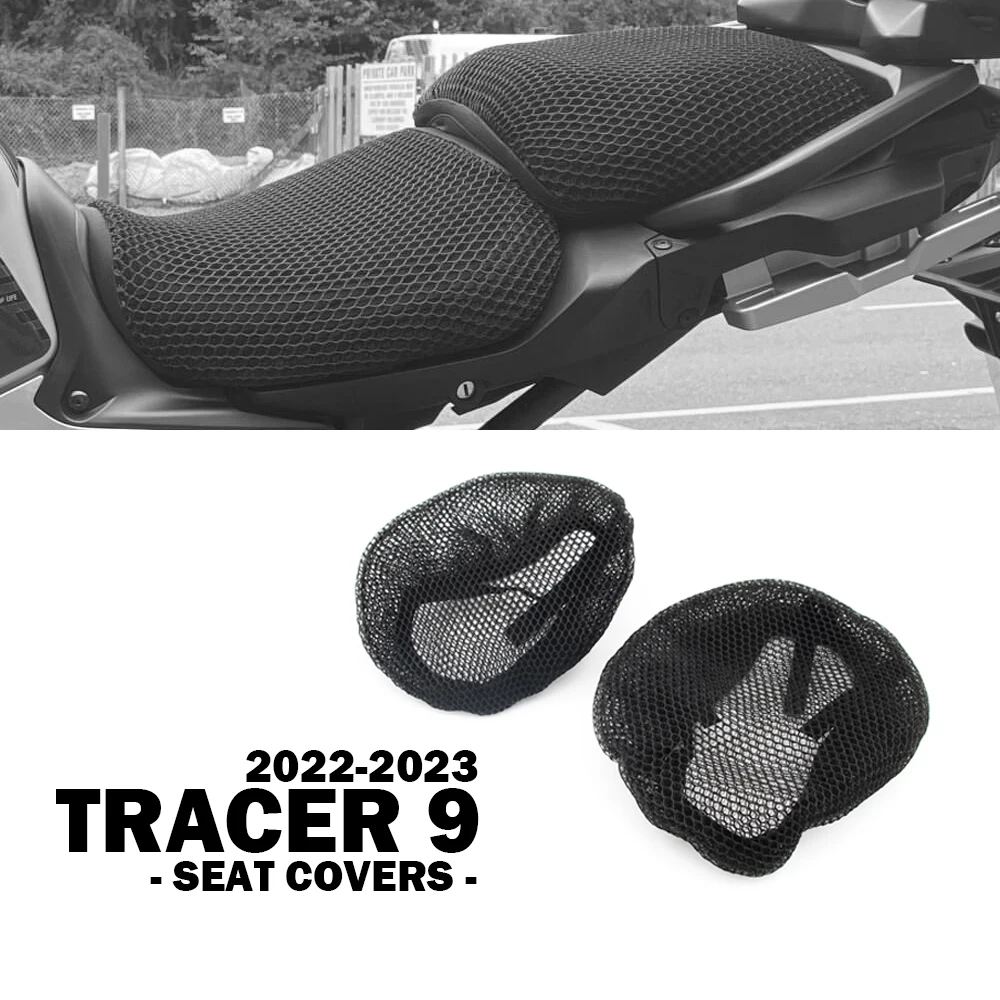 Tracer 9 Accessories for Yamaha Tracer9 900 2022 2023 Protection 3D Honeycomb Motorcycle Seat Covers Mesh Cushion Breathable