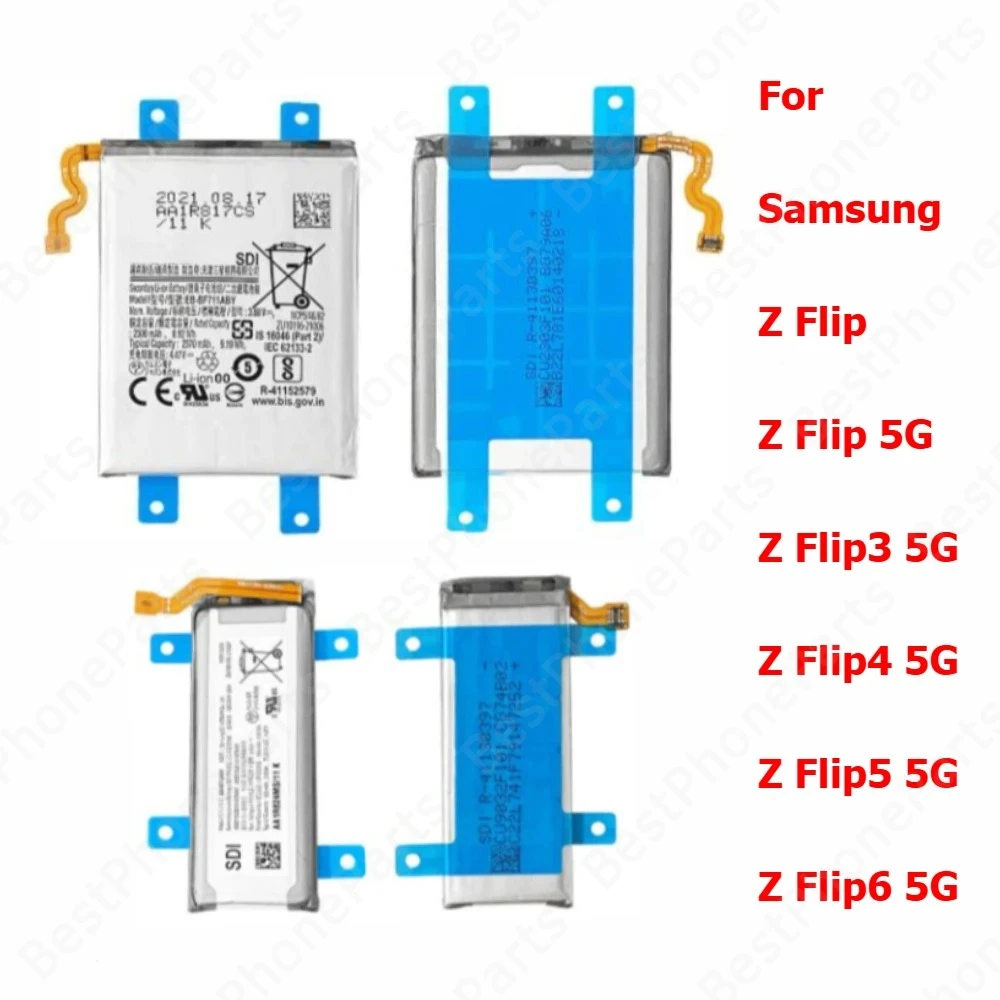Battery For Samsung Galaxy Z Flip 3 4 5 6 Flip3 Flip4 Flip5 Flip6