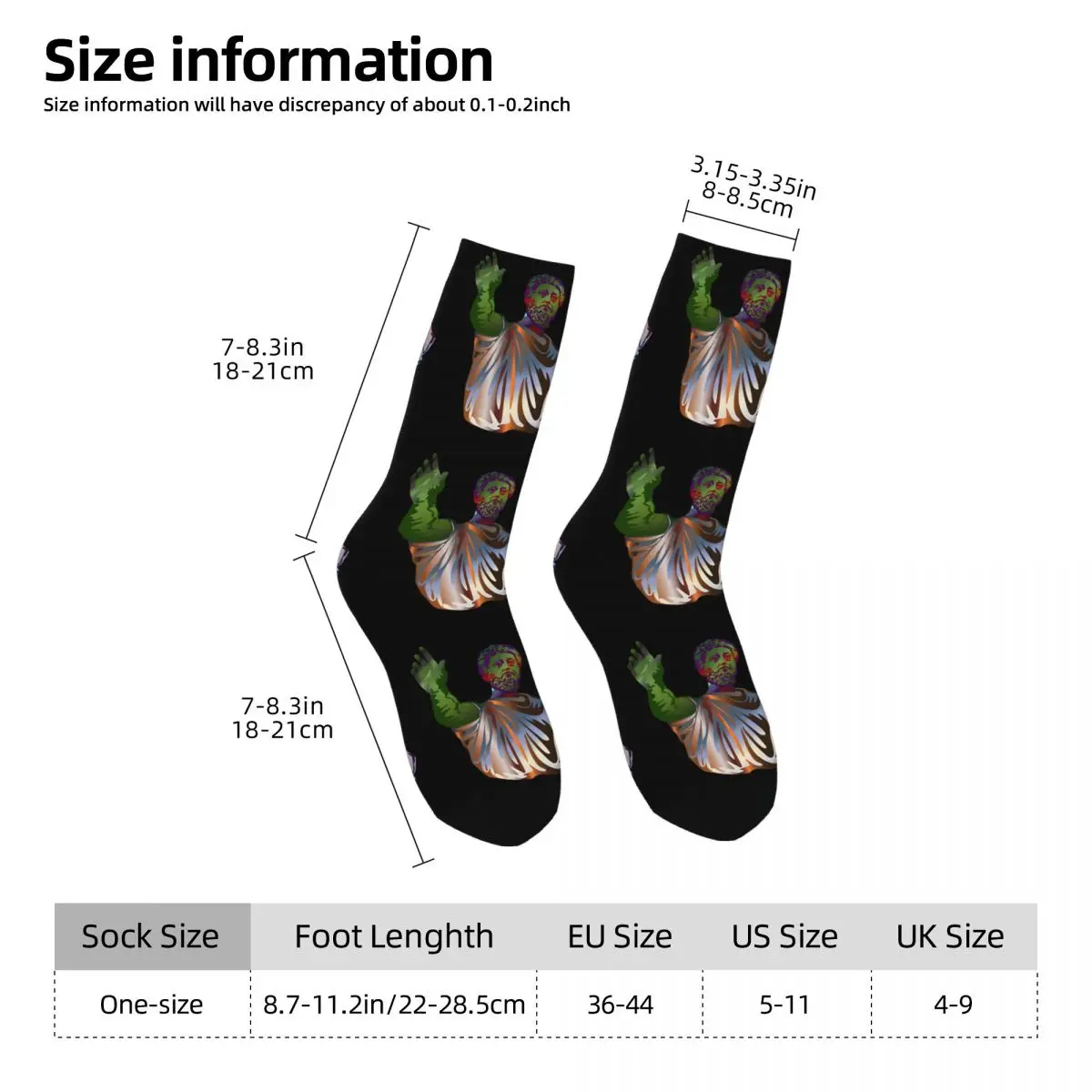 Marcus Aurelius Photographic Print Socks Sports 3D Print Boy Girls Mid-calf Sock