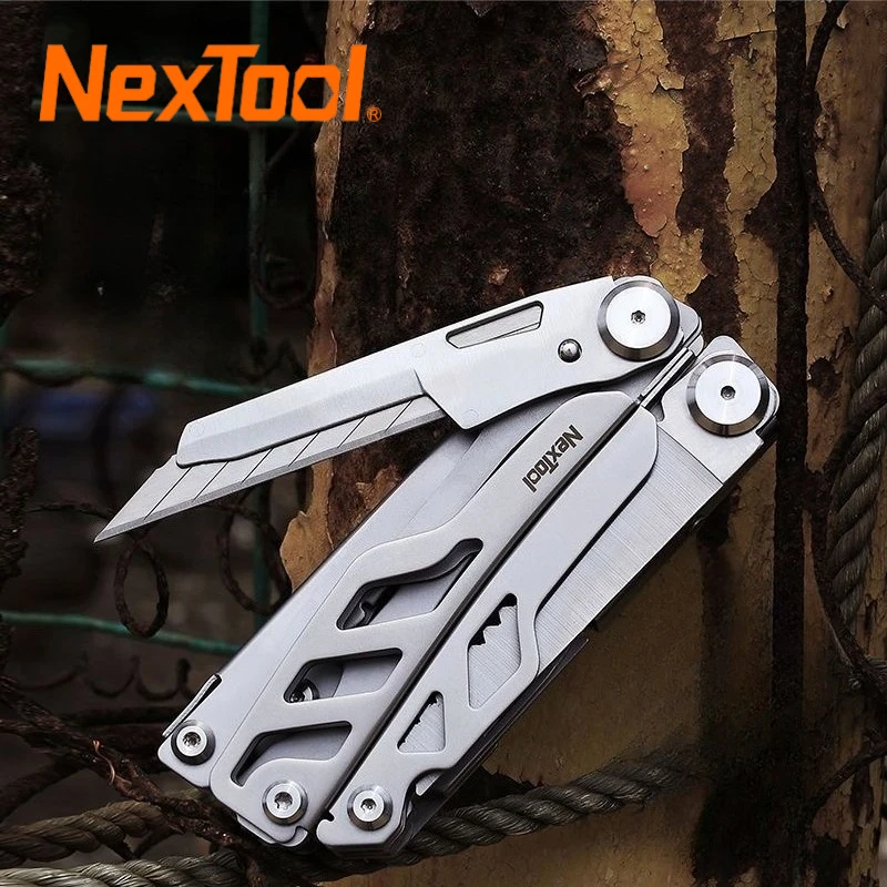 

NexTool Flagship Pro with Replaceable Blades 16 in 1 Multitool Pliers EDC Folding Knife Scissors Outdoor Multi Tools