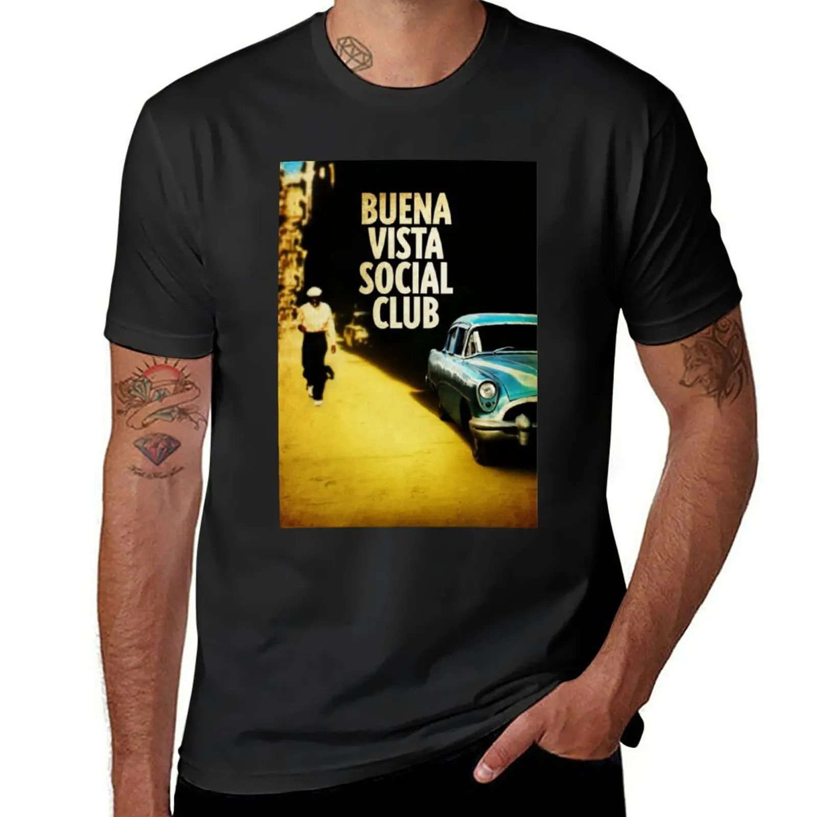 New buena vista social club T-Shirt Anime t-shirt man clothes Short sleeve blank t shirts t shirts for men