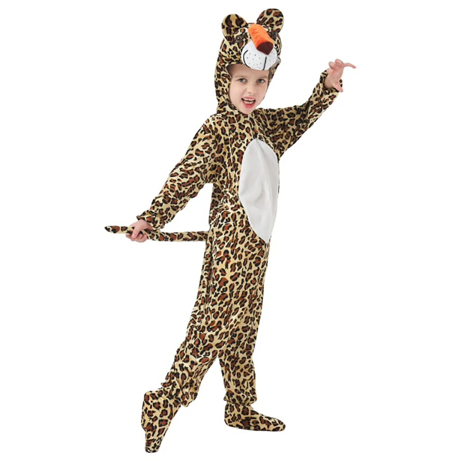 Children Jumpsuit Unicorn Onesies Pajamas Animal Tiger Wolf Costume Cartoon Anime Halloween Cosplay Costume Clothes for Kids