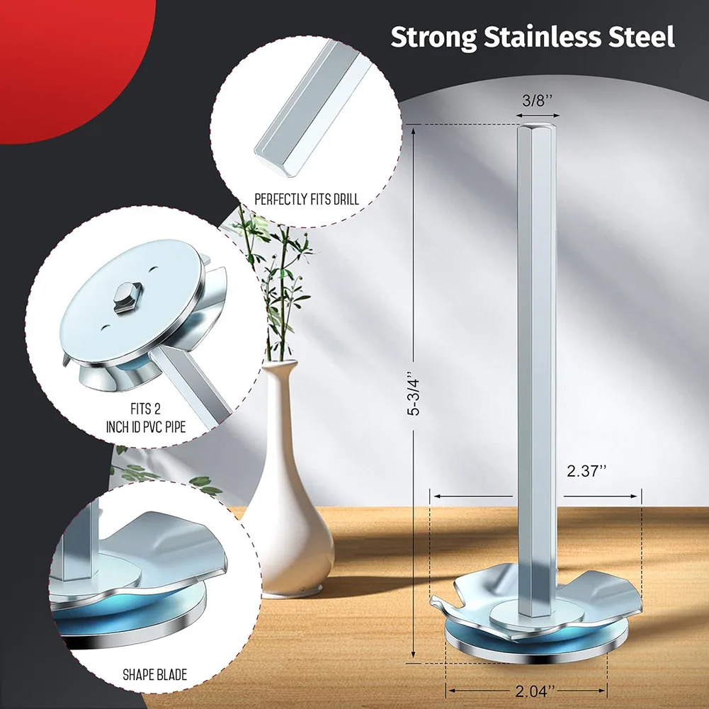 1pc Stainless Steel Pipe Reamer Tool For Appropriately Adding Water For Cooling Prevent Pipeline From Melting High Temperature