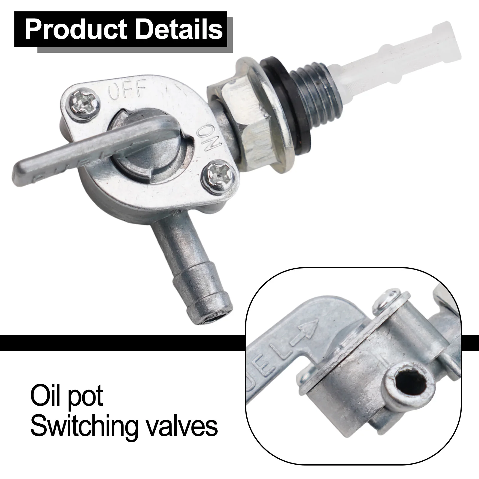 اكسسوارات السيارات عالية الجودة استبدال 100% العلامة التجارية الجديدة الوقود البنزين 1 قطعة مولد الترابية دراجة M10x1.25 المعادن الشظية