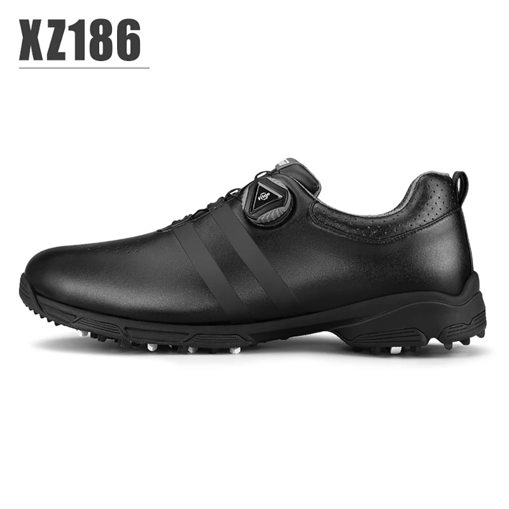 Pgm Waterproof Sneakers Mens Golf Shoes Breathable Fitness Training Golf Shoe Man Non-Slip Rotating Buckle Golf Trainers XZ186