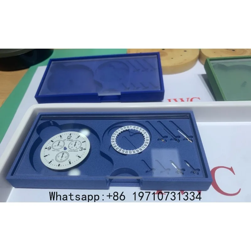 Watch dial hand storage box for cleaning maintenance stackable dustproof organizer