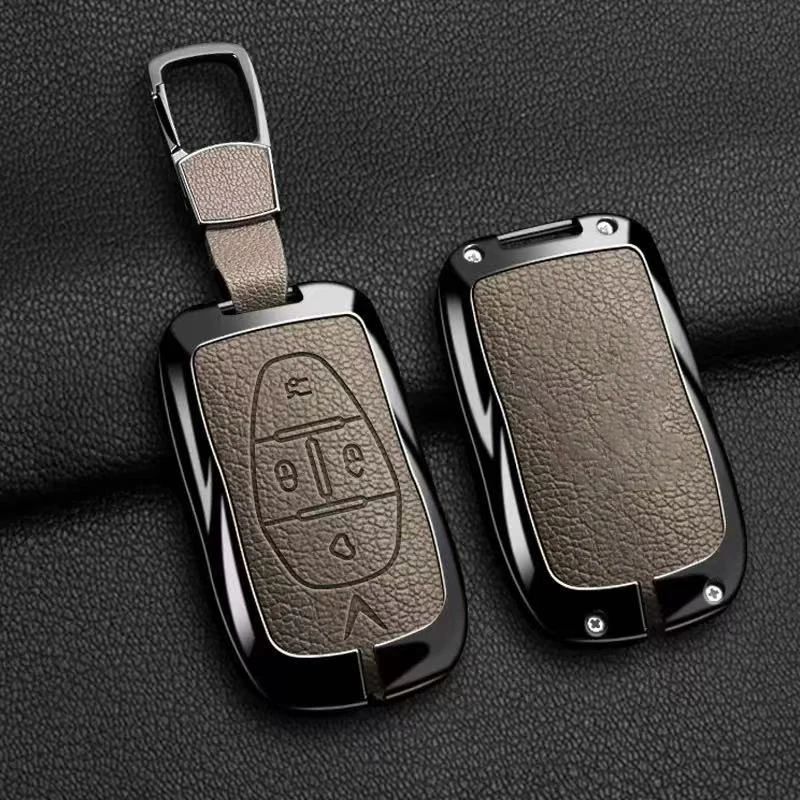 حافظة مفاتيح السيارة من سبائك الزنك ، Vinfast VF3 5 6 7 8 9 31EV 32EV 33EV LUX A2.0 SA2.0 V8 غطاء حماية مفتاح السيارة ملحقات سلسلة المفاتيح