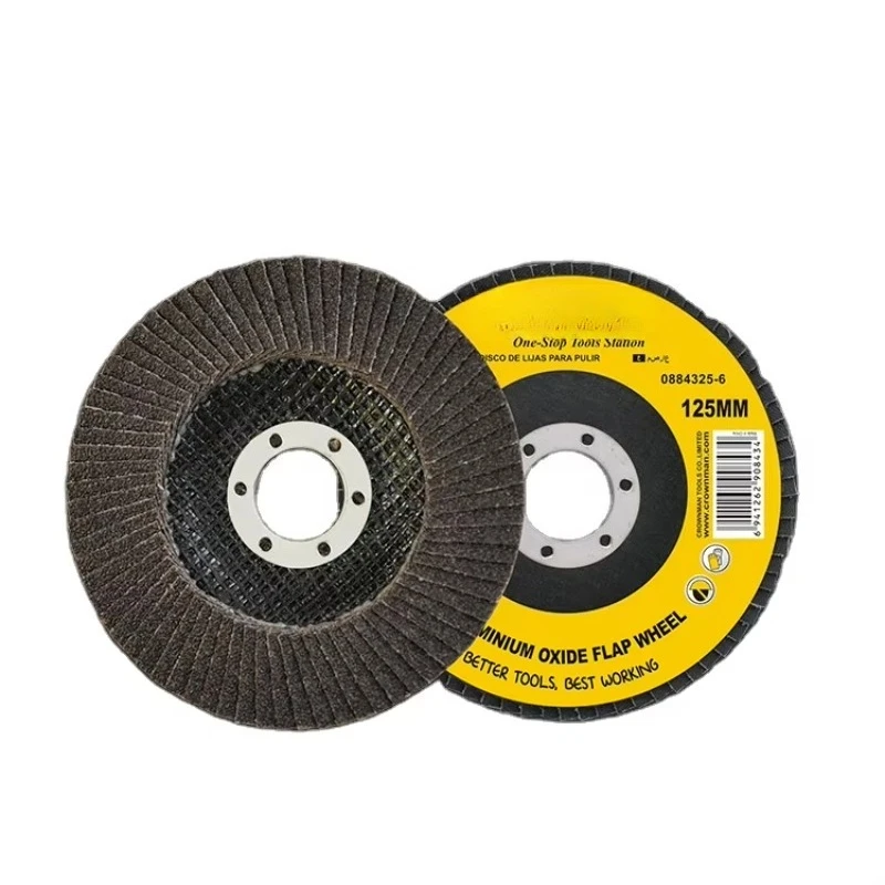 Precision 100/115/125mm Grinding Aluminium Oxide Sandpaper Wheel Flexible Abrasive Flap Disc