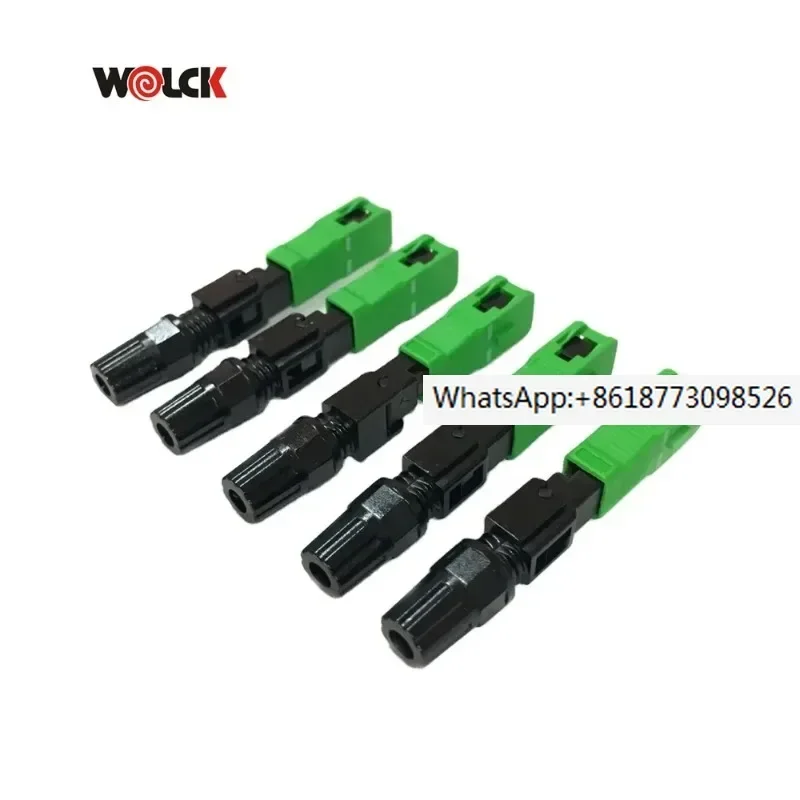 

5PCS FTTH SC/APC connector SC/UPC Fiber Optic Fast Conector