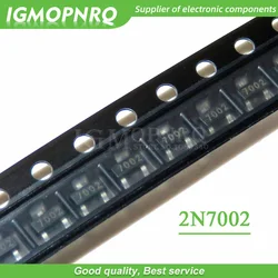 100 pz 2 n7002 MOSFET N-CH 60V 300MA SOT-23 N-channel FET nuovo originale spedizione gratuita