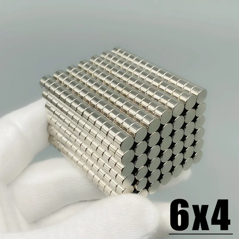 6x4mm Magnet 20-1000pcs 6*4mm Magnet Accessory N35 NdfeB Neodymium Permanent Magnetic Imanes Magnet Fridge Magnets