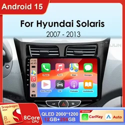Android 15 Car Radio For Hyundai Solaris Verna Accent 1 2010 - 2016 Multimedia Video Player Navigaion GPS 2 din 4G DVD Head unit