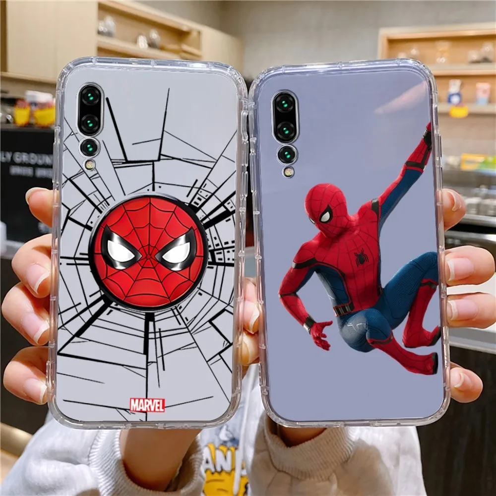 S-Spider-Man Miles Phone Case For Xiaomi 11 Redmi Note 11 5G 8T 9A 9 10T Note8Pro Note9 12SUltra Transparent Case